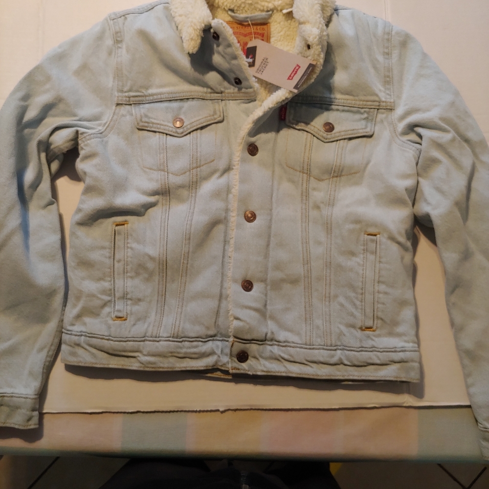 Levi denim Sherpa Women  Small